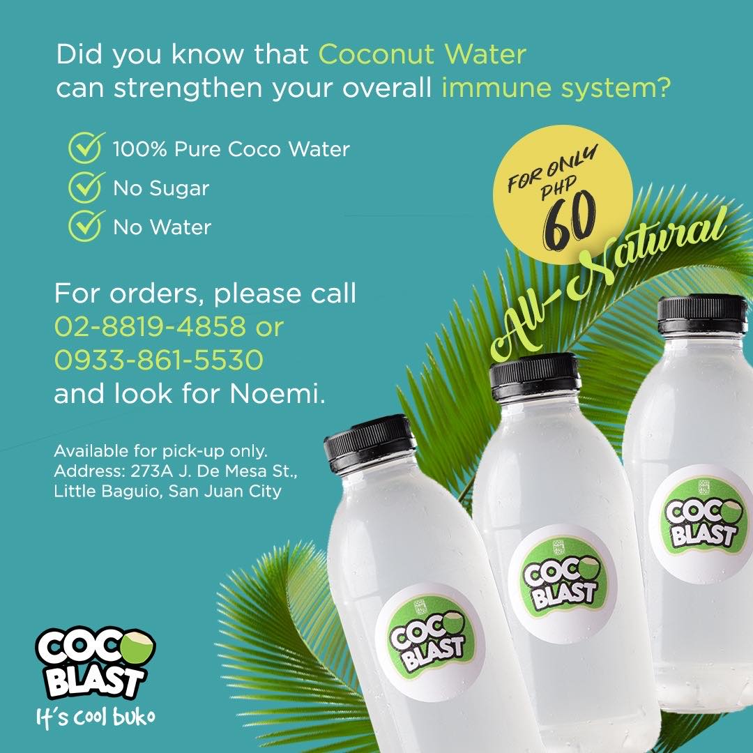 Coco Blast’s Coconut Water