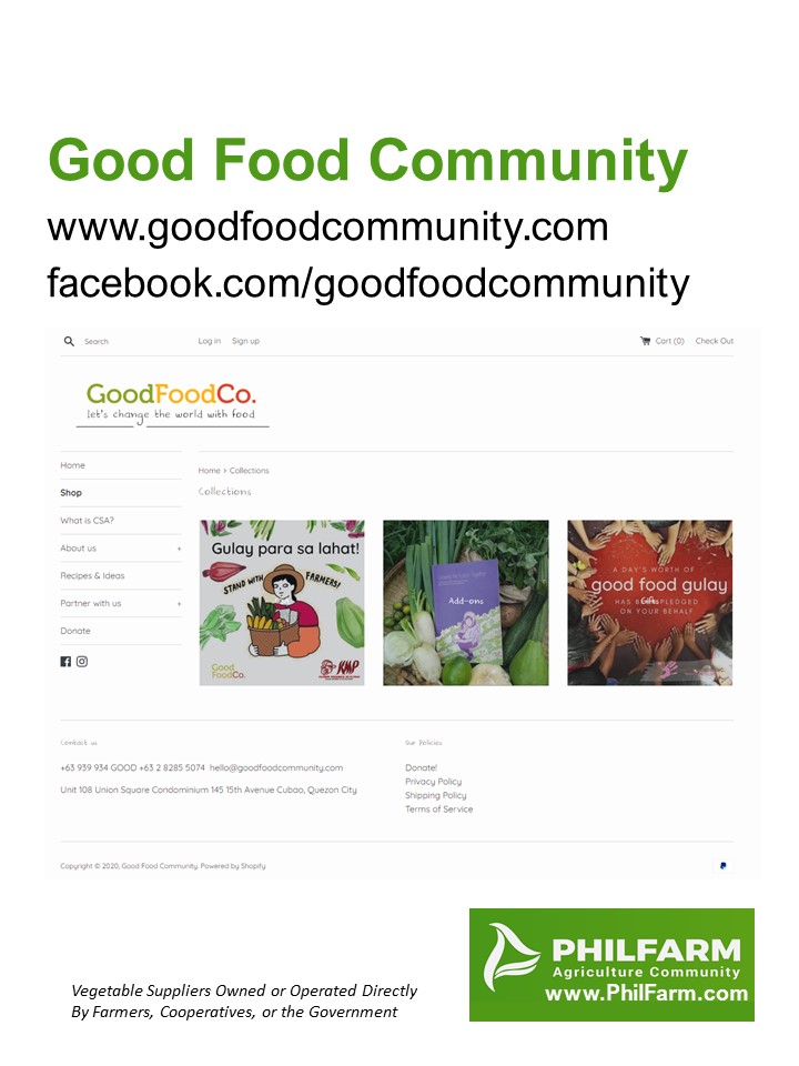 Good Food Community - www.goodfoodcommunity.com / facebook.com/goodfoodcommunity